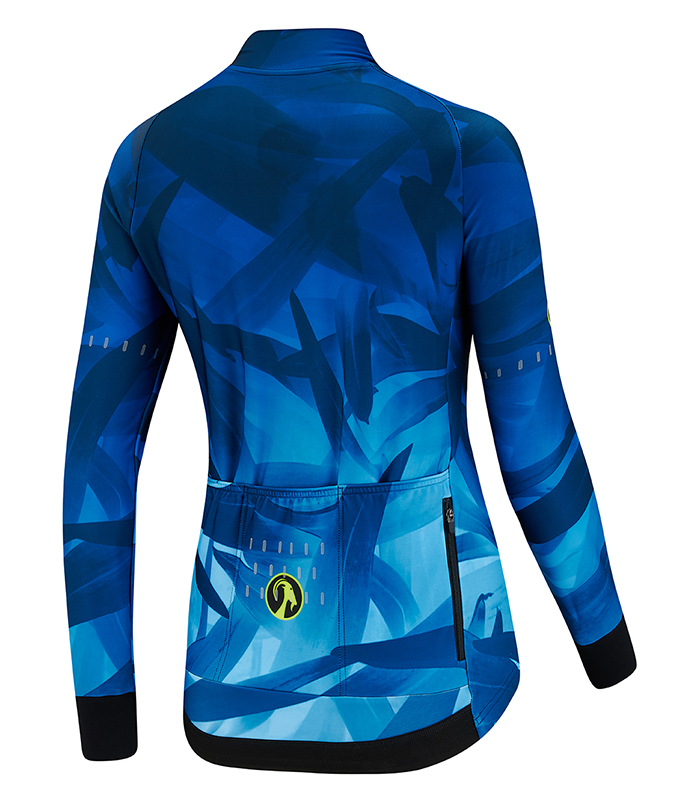 Women's Wutang Blue Kiko Bodyline Long Sleeved Jersey