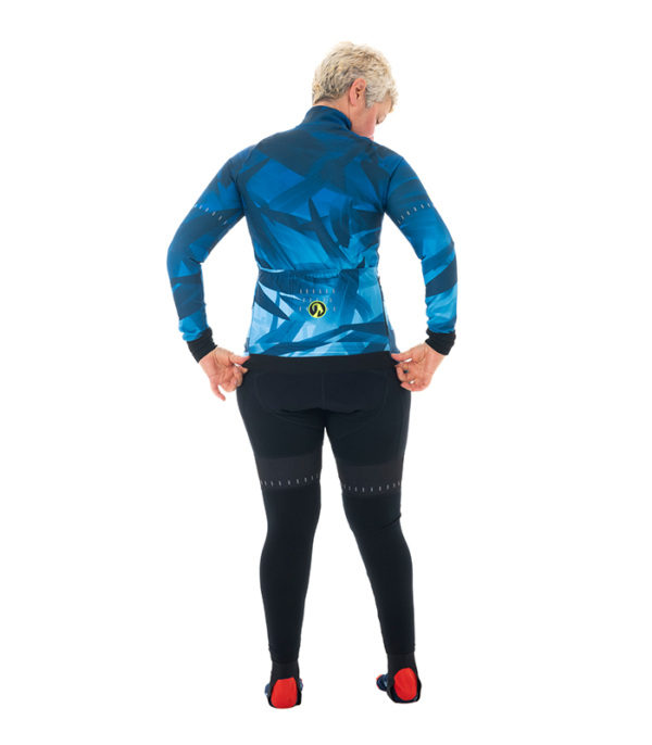 Women's Wutang Blue Kiko Bodyline Long Sleeved Jersey