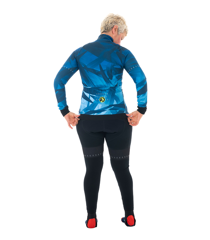 Women's Wutang Blue Kiko Bodyline Long Sleeved Jersey