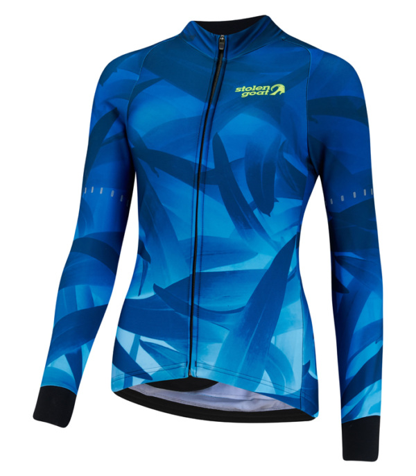 Women's Wutang Blue Kiko Bodyline Long Sleeved Jersey